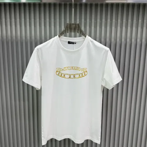 Wholesale Balmain T-Shirts Short Sleeved For Unisex #1430516 $72.00 USD, Wholesale Quality Replica Balmain T-Shirts