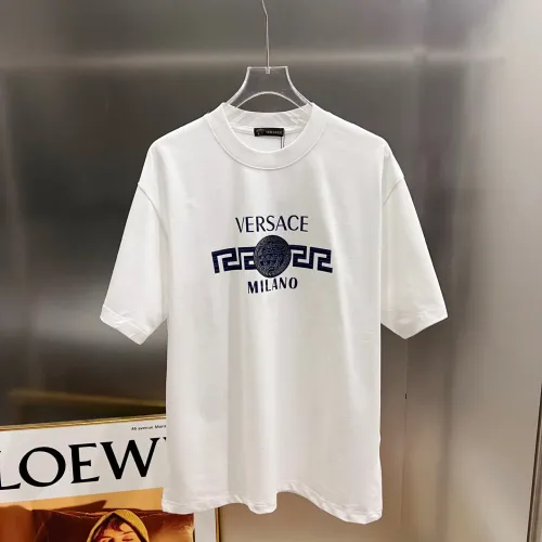 Wholesale Versace T-Shirts Short Sleeved For Unisex #1430607 $38.00 USD, Wholesale Quality Replica Versace T-Shirts