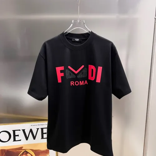 Wholesale Fendi T-Shirts Short Sleeved For Unisex #1430618 $38.00 USD, Wholesale Quality Replica Fendi T-Shirts