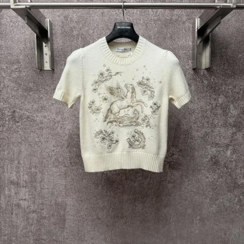 Wholesale Christian Dior T-Shirts Short Sleeved For Women #1430692 $92.00 USD, Wholesale Quality Replica Christian Dior T-Shirts