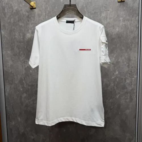 Wholesale Prada T-Shirts Short Sleeved For Men #1430710 $88.00 USD, Wholesale Quality Replica Prada T-Shirts