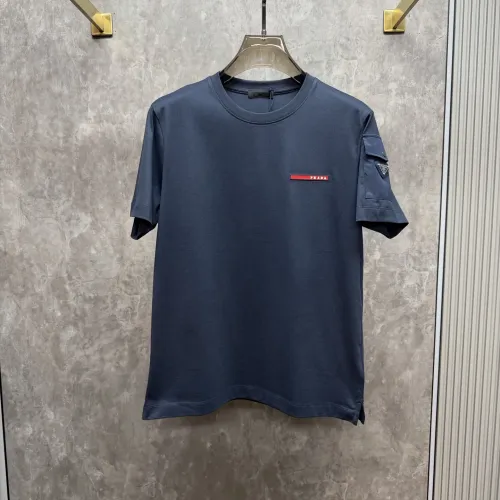 Wholesale Prada T-Shirts Short Sleeved For Men #1430711 $88.00 USD, Wholesale Quality Replica Prada T-Shirts