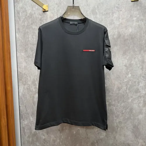 Wholesale Prada T-Shirts Short Sleeved For Men #1430712 $88.00 USD, Wholesale Quality Replica Prada T-Shirts