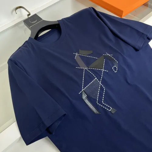 Replica Hermes T-Shirts Short Sleeved For Men #1430718 $72.00 USD for Wholesale