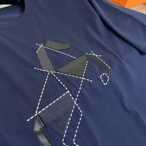 Replica Hermes T-Shirts Short Sleeved For Men #1430718 $72.00 USD for Wholesale