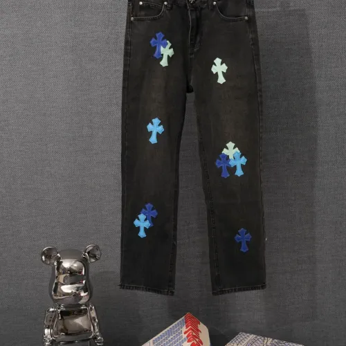 Wholesale Chrome Hearts Jeans For Men #1430743 $48.00 USD, Wholesale Quality Replica Chrome Hearts Jeans