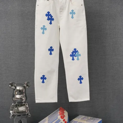 Wholesale Chrome Hearts Jeans For Men #1430745 $48.00 USD, Wholesale Quality Replica Chrome Hearts Jeans