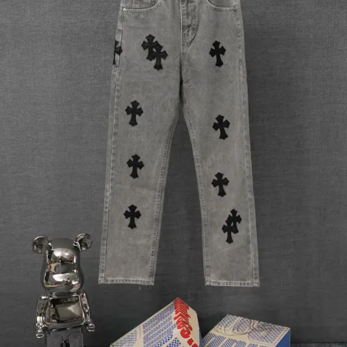 Wholesale Chrome Hearts Jeans For Men #1430746 $48.00 USD, Wholesale Quality Replica Chrome Hearts Jeans