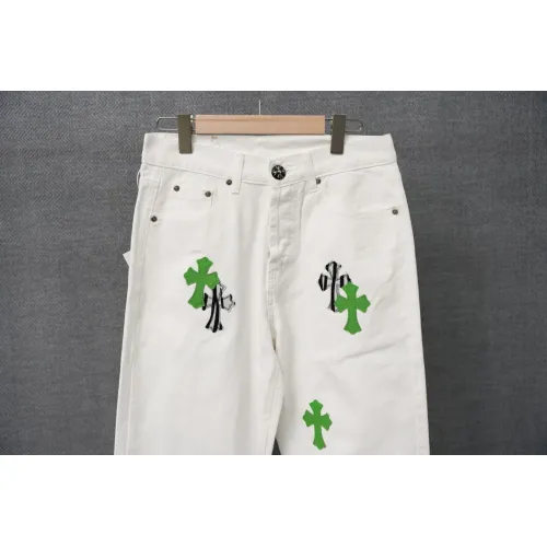 Replica Chrome Hearts Jeans For Men #1430748 $48.00 USD for Wholesale