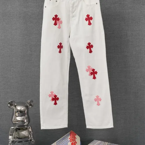 Wholesale Chrome Hearts Jeans For Men #1430753 $48.00 USD, Wholesale Quality Replica Chrome Hearts Jeans