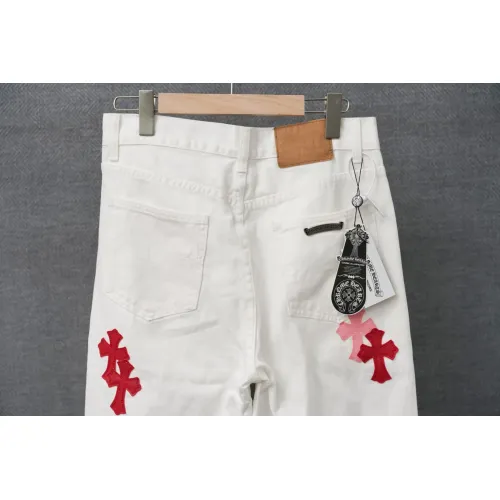 Replica Chrome Hearts Jeans For Men #1430753 $48.00 USD for Wholesale