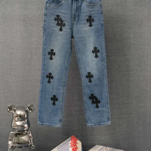 Wholesale Chrome Hearts Jeans For Men #1430756 $48.00 USD, Wholesale Quality Replica Chrome Hearts Jeans