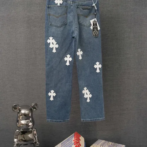 Replica Chrome Hearts Jeans For Men #1430760 $48.00 USD for Wholesale