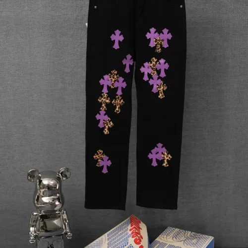 Wholesale Chrome Hearts Jeans For Men #1430763 $48.00 USD, Wholesale Quality Replica Chrome Hearts Jeans