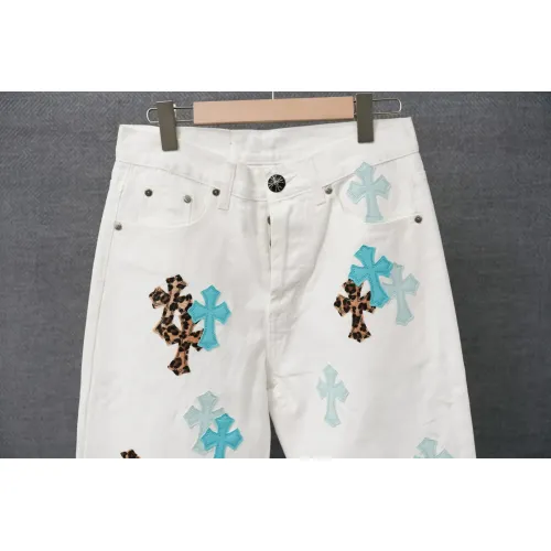 Replica Chrome Hearts Jeans For Men #1430765 $52.00 USD for Wholesale
