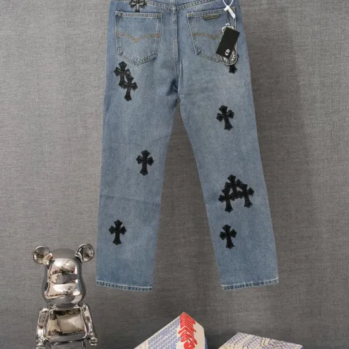 Replica Chrome Hearts Jeans For Men #1430767 $52.00 USD for Wholesale