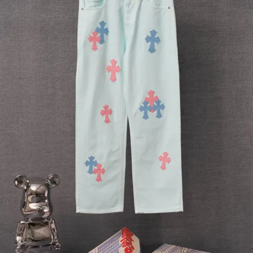 Wholesale Chrome Hearts Jeans For Men #1430769 $52.00 USD, Wholesale Quality Replica Chrome Hearts Jeans