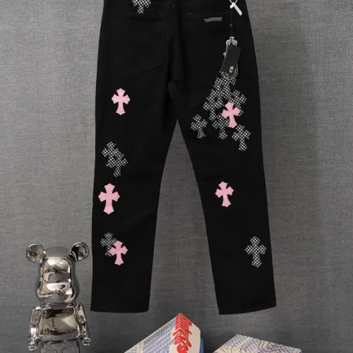 Replica Chrome Hearts Jeans For Men #1430777 $52.00 USD for Wholesale