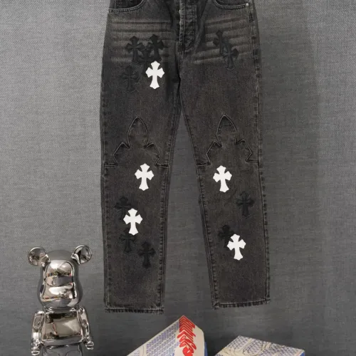 Wholesale Chrome Hearts Jeans For Men #1430786 $56.00 USD, Wholesale Quality Replica Chrome Hearts Jeans