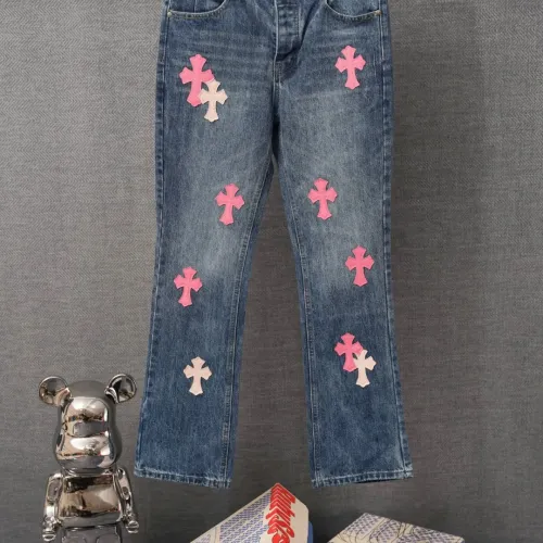 Wholesale Chrome Hearts Jeans For Men #1430789 $56.00 USD, Wholesale Quality Replica Chrome Hearts Jeans
