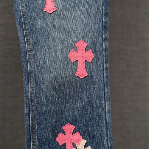 Replica Chrome Hearts Jeans For Men #1430789 $56.00 USD for Wholesale