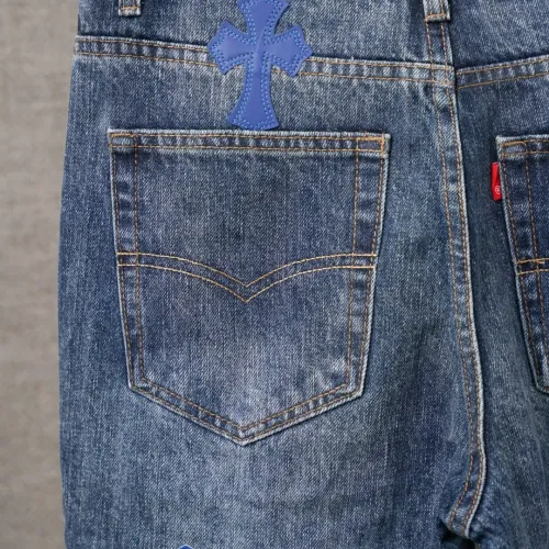 Replica Chrome Hearts Jeans For Men #1430793 $56.00 USD for Wholesale