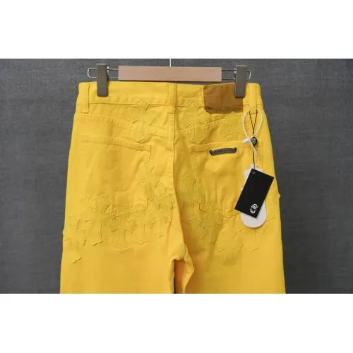 Replica Chrome Hearts Jeans For Men #1430797 $56.00 USD for Wholesale
