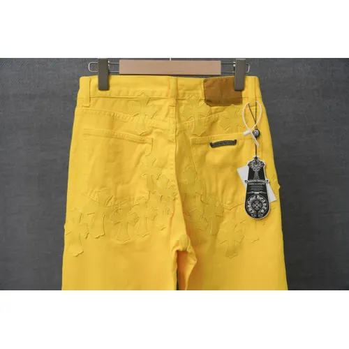 Replica Chrome Hearts Jeans For Men #1430797 $56.00 USD for Wholesale