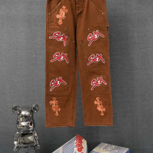 Wholesale Chrome Hearts Jeans For Men #1430808 $60.00 USD, Wholesale Quality Replica Chrome Hearts Jeans