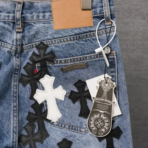 Replica Chrome Hearts Jeans For Men #1430812 $64.00 USD for Wholesale