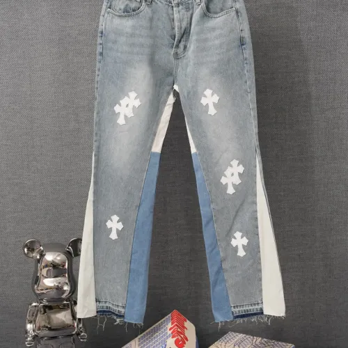Wholesale Chrome Hearts Jeans For Men #1430815 $52.00 USD, Wholesale Quality Replica Chrome Hearts Jeans