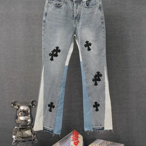 Wholesale Chrome Hearts Jeans For Men #1430816 $52.00 USD, Wholesale Quality Replica Chrome Hearts Jeans