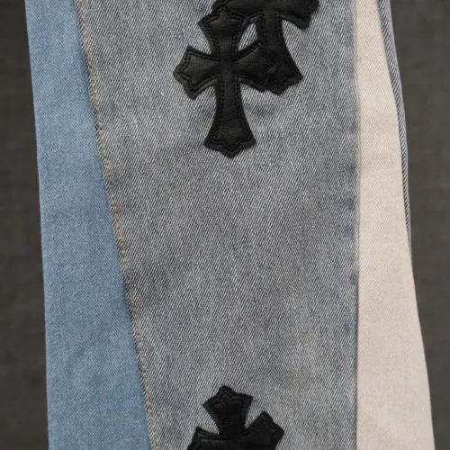Replica Chrome Hearts Jeans For Men #1430816 $52.00 USD for Wholesale