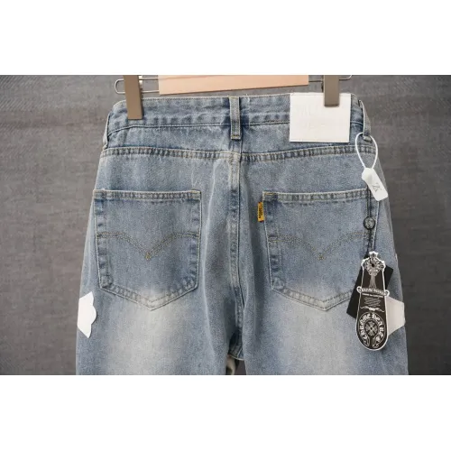 Replica Chrome Hearts Jeans For Men #1430818 $56.00 USD for Wholesale