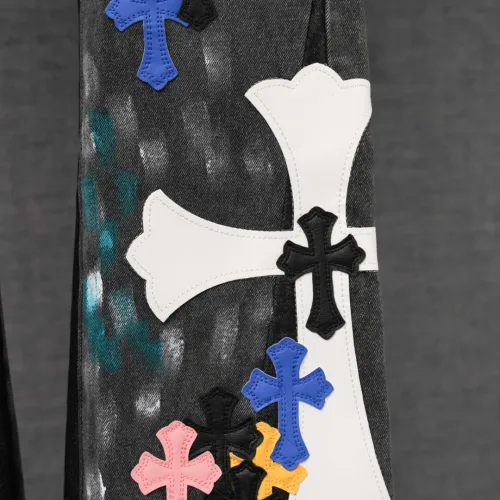 Replica Chrome Hearts Jeans For Men #1430819 $68.00 USD for Wholesale