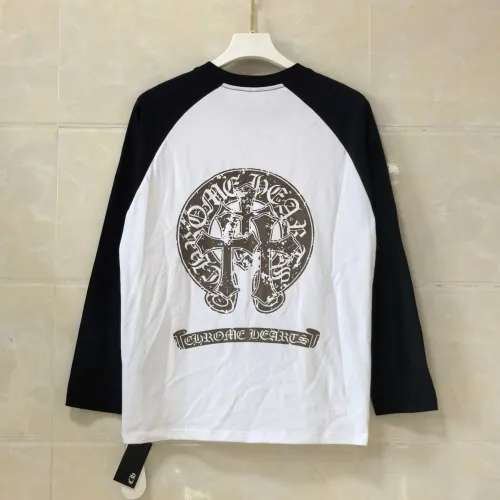 Wholesale Chrome Hearts T-Shirts Long Sleeved For Unisex #1430823 $38.00 USD, Wholesale Quality Replica Chrome Hearts T-Shirts