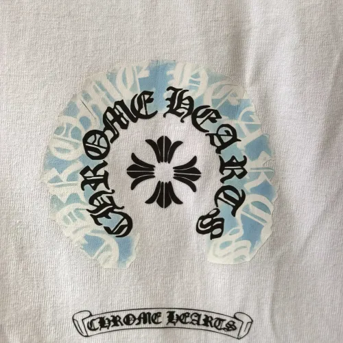 Replica Chrome Hearts T-Shirts Long Sleeved For Unisex #1430824 $38.00 USD for Wholesale
