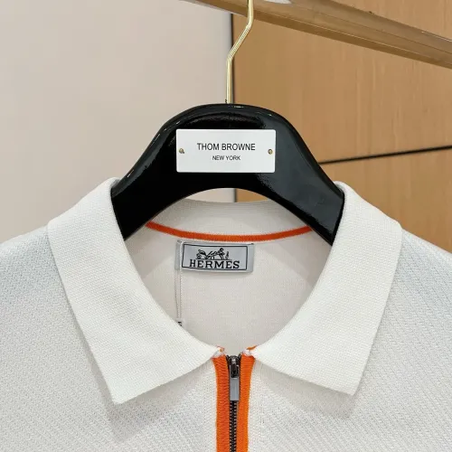 Replica Hermes T-Shirts Short Sleeved For Men #1430840 $56.00 USD for Wholesale