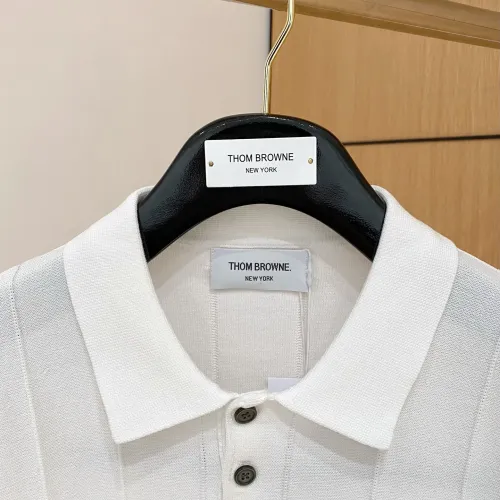 Replica Thom Browne TB T-Shirts Short Sleeved For Men #1430869 $56.00 USD for Wholesale