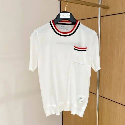 Wholesale Thom Browne TB T-Shirts Short Sleeved For Men #1430880 $52.00 USD, Wholesale Quality Replica Thom Browne TB T-Shirts