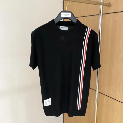 Wholesale Thom Browne TB T-Shirts Short Sleeved For Men #1430884 $52.00 USD, Wholesale Quality Replica Thom Browne TB T-Shirts