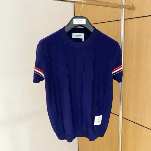 Wholesale Thom Browne TB T-Shirts Short Sleeved For Men #1430888 $52.00 USD, Wholesale Quality Replica Thom Browne TB T-Shirts