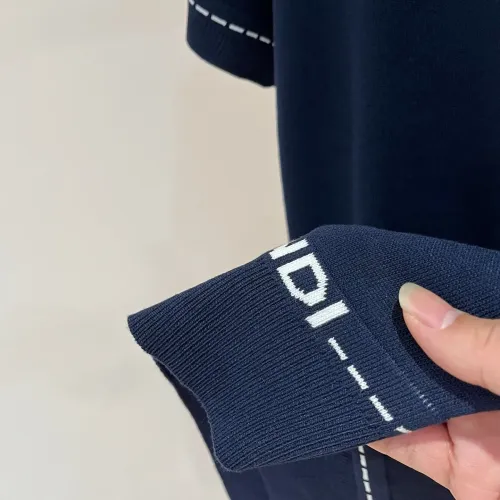 Replica Fendi T-Shirts Short Sleeved For Men #1430910 $52.00 USD for Wholesale