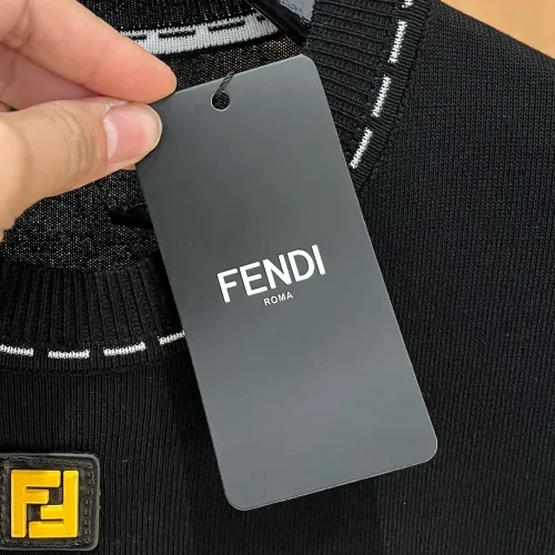 Replica Fendi T-Shirts Short Sleeved For Men #1430911 $52.00 USD for Wholesale