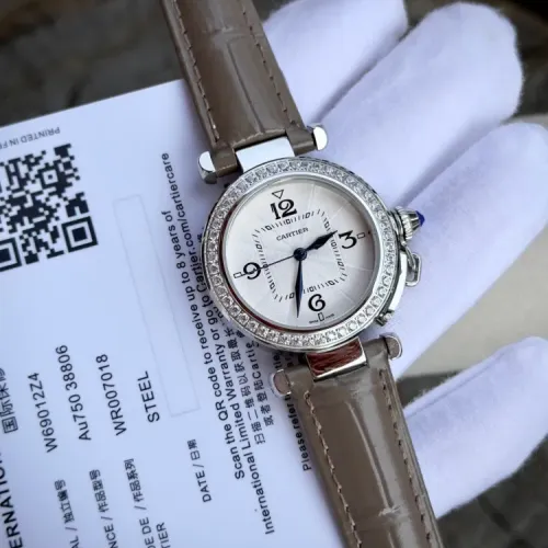 Wholesale Cartier AAA Quality Watches For Women #1430933 $125.00 USD, Wholesale Quality Replica Cartier AAA Quality Watches