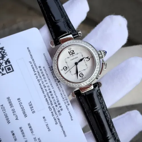 Wholesale Cartier AAA Quality Watches For Women #1430937 $125.00 USD, Wholesale Quality Replica Cartier AAA Quality Watches