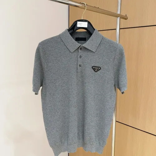 Wholesale Prada T-Shirts Short Sleeved For Men #1430943 $56.00 USD, Wholesale Quality Replica Prada T-Shirts