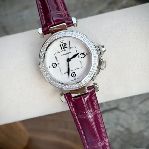 Wholesale Cartier AAA Quality Watches For Women #1430945 $125.00 USD, Wholesale Quality Replica Cartier AAA Quality Watches