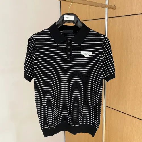 Wholesale Prada T-Shirts Short Sleeved For Men #1430948 $56.00 USD, Wholesale Quality Replica Prada T-Shirts