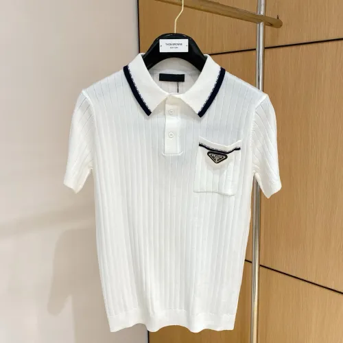 Wholesale Prada T-Shirts Short Sleeved For Men #1430955 $56.00 USD, Wholesale Quality Replica Prada T-Shirts